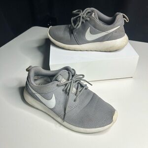 Nike Gray and White Sneakers